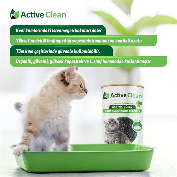 Active Clean Plus Kedi Kumu Koku Giderici 